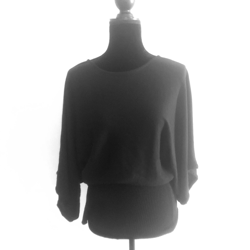 Black Lane Bryant Dolman Top